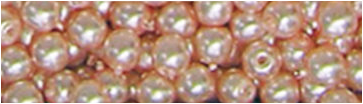 42 Perles de verre rondes 3 mm #404 Palest Peach